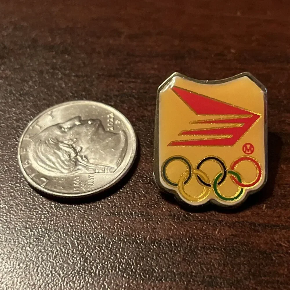 Canada Post Mail Service Olympic Rings‎ Lapel Hat Pin